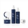 Blue Glass Empty Cosmetic Bottle Set