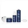 Blue Glass Empty Cosmetic Bottle Set