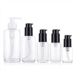 Clear Glass Empty Lotion Containers