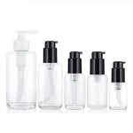 Clear Glass Empty Lotion Containers