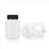 Clear Hexagonal Plastic Childproof Jar