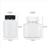 Clear Hexagonal Plastic Childproof Jar