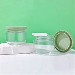 Clear Round 250ml Plastic Jar