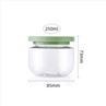 Clear Round 250ml Plastic Jar