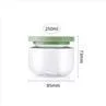 Clear Round 250ml Plastic Jar