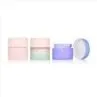 Colored Frosted 50ml Glass Cream Jar