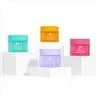 Colored Frosted Glass Cosmetic Jars Wholesale 50g Round Cream Jar Packaging
