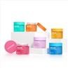Colored Frosted Glass Cream Jar 30G 50G 80G Cosmetic Jars With Lids Wholesale