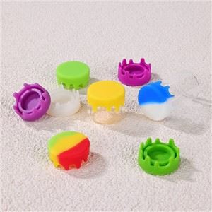 5ml 10ml 50ml Concentrate Container Colored Silcone Lid