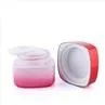 Square Cosmetic Cream Packaging Glass Bottle Skincare Container