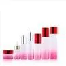 Square Cosmetic Cream Packaging Glass Bottle Skincare Container