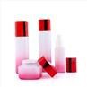 Square Cosmetic Cream Packaging Glass Bottle Skincare Container
