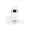 Double Tube Electroplated Plastic Lotion Bottle