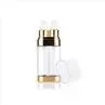Double Tube Electroplated Plastic Lotion Bottle