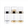 Double Tube Electroplated Plastic Lotion Bottle