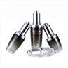 Empty Black Serum Bottle 15ml 20ml 30ml 50ml Black Cosmetic Glass Bottle With Dropper /Pump