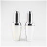 Empty Black Serum Bottle 15ml 20ml 30ml 50ml Black Cosmetic Glass Bottle With Dropper /Pump