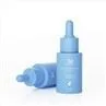 Flat Shoulder Blue Dropper Glass Bottle 30ml