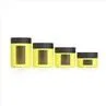 Frosted Child Resistant Safe Glass Jar