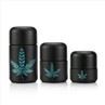 50ml 70ml Glass Jar With Black Child Resistant Cap