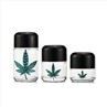 50ml 70ml Glass Jar With Black Child Resistant Cap