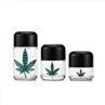 50ml 70ml Glass Jar With Black Child Resistant Cap