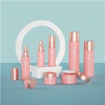 Rose Gold Glass Luxury Cosmetic Packaging