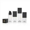 15ml 20ml 30ml 40ml Glass Square Clear Lotion Bottles