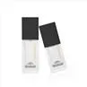 15ml 20ml 30ml 40ml Glass Square Clear Lotion Bottles