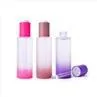 Gradient Glass One Ounce Dropper Bottles