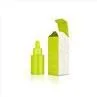 Green 30ml Flat Shoulder Glass Tincture Bottles
