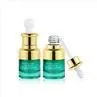 Green Gradient Glass 20ml Dropper Bottles