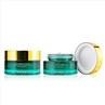 Green Skincare Packaging Cosmetic Bottle Glass Cream Jar