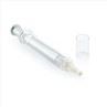 High Quality Plastic Syringe For Cosmetics 10ml White/Gold/Clear Plastic Cosmetic Syringe Packaging With Screen Printing