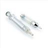 High Quality Plastic Syringe For Cosmetics 10ml White/Gold/Clear Plastic Cosmetic Syringe Packaging With Screen Printing