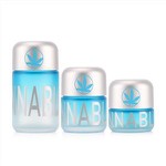 Matte Blue 5g 50g 70g 110g Glass Child Resistant Jar