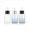 Orange 30ml Empty Pipette Bottles