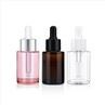 Orange 30ml Empty Pipette Bottles