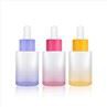 Orange 30ml Empty Pipette Bottles