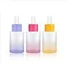 Orange 30ml Empty Pipette Bottles