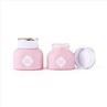 Pink Unique Skincare Bottle Glass Cream Jars Cosmetic Packaging
