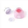 Pink Unique Skincare Bottle Glass Cream Jars Cosmetic Packaging