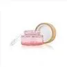 Pink Wooden Lid Eco Friendly Skincare Packaging 15g 30ml 60ml Bamboo Cosmetic Packaging