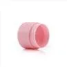 Plastic Pink 15g Cosmetic Jars