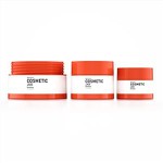 Red Round Pp Plastic Cosmetic Jars