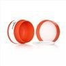 Red Round Pp Plastic Cosmetic Jars