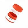 Red Round Pp Plastic Cosmetic Jars