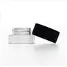 Round Clear Glass Concentrate Jar 3g 5g 7g