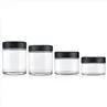 Round Glass Clear Child Resistant Jar