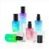 Round Glass Colored 1 Oz Lotion Pump Bottles